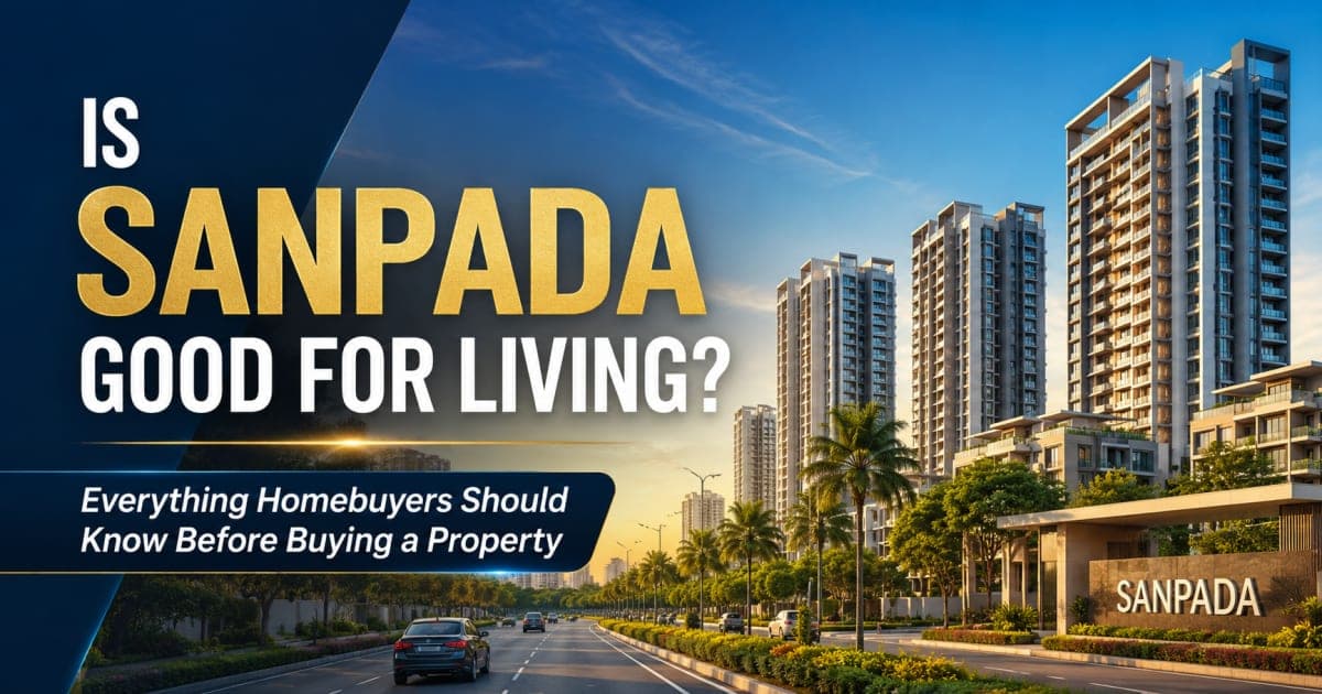 Is Sanpada Good for Living? Everything Homebuyers Should Know Before Buying a Property | Navi Mumbai Property Market Insight