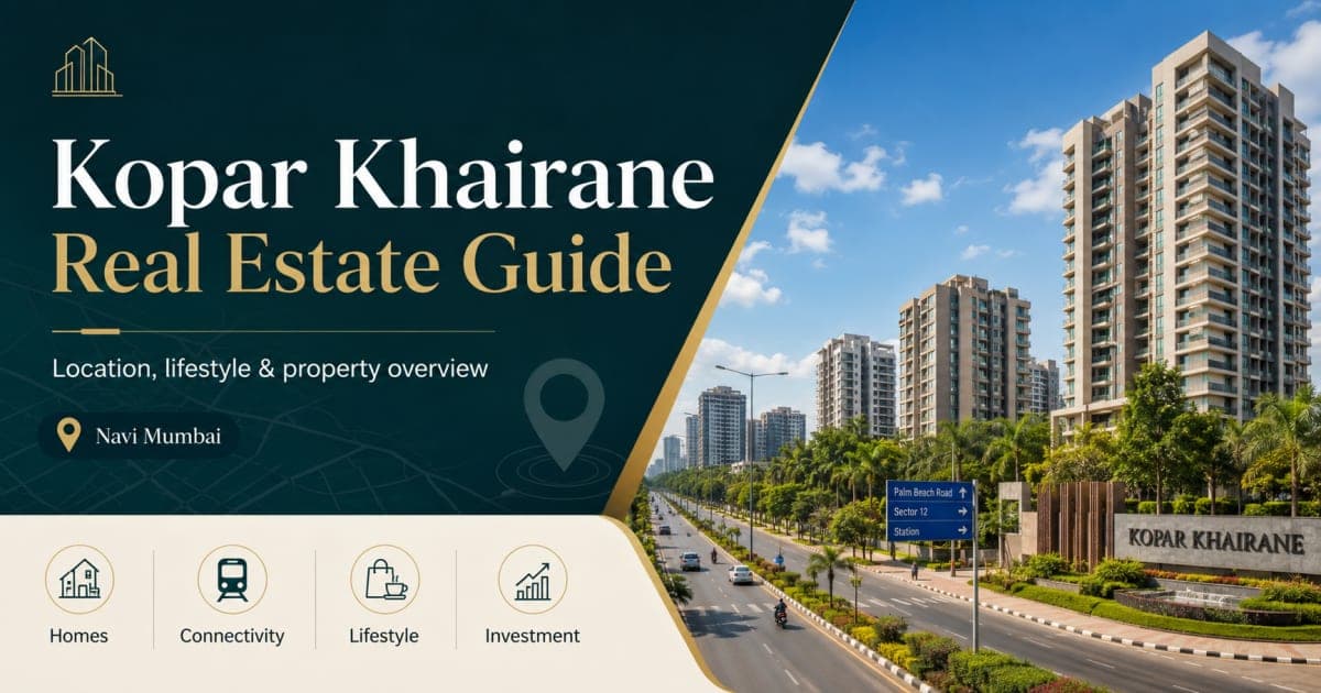 Kopar Khairane Real Estate Guide: A Practical Buying Guide for Homebuyers | Navi Mumbai Property Market Insight