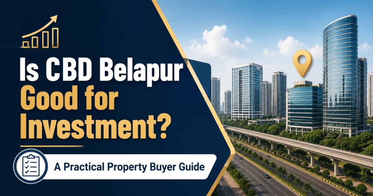 Is CBD Belapur Good for Investment? A Practical Property Buyer Guide | Navi Mumbai Property Market Insight